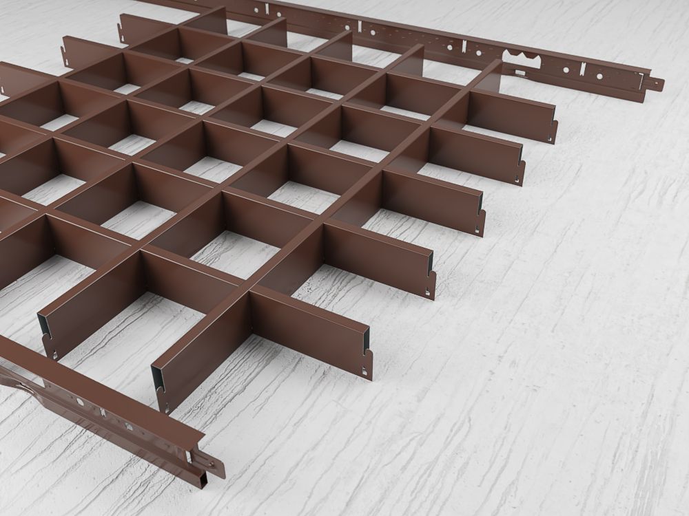 foto vzorku rastrového podhledu