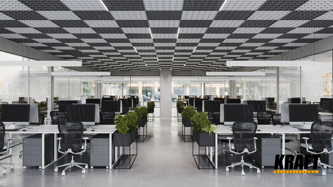 kancelář s šachovnicí