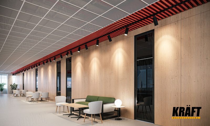 lobby před konferenčními místnostmi